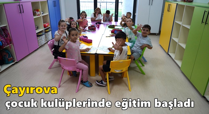 Çocuk kulüplerinde eğitim başladı