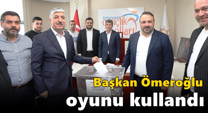 Başkan Ömeroğlu Oyunu Kullandı