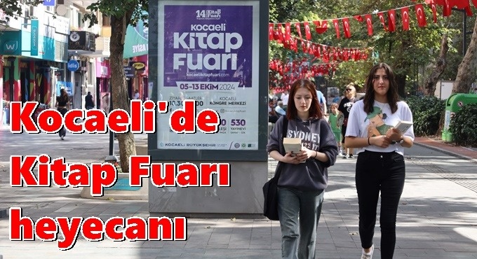 Kocaeli’ni kitap fuarı heyecanı sardı