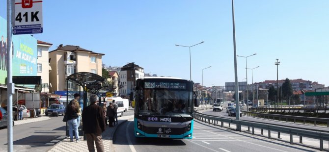 Kocaeli’nin ulaşım ağı 41K hattı ile genişliyor; Hat 41K’da yeni rota Hereke