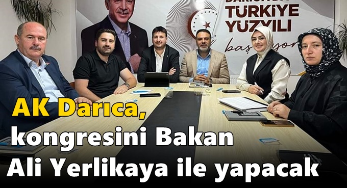 AK Darıca, kongresini Bakan Ali Yerlikaya ile yapacak