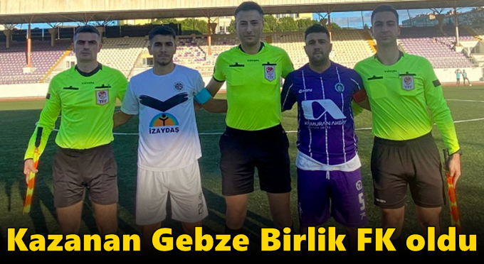 Kazanan Gebze Birlik FK oldu