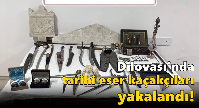 Dilovası'nda durulan araçta tarihi eserler ele geçirildi!