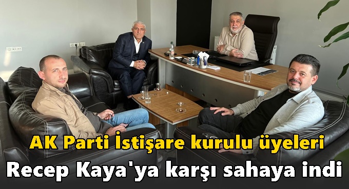 AK Parti istişare kurulu sahaya indi