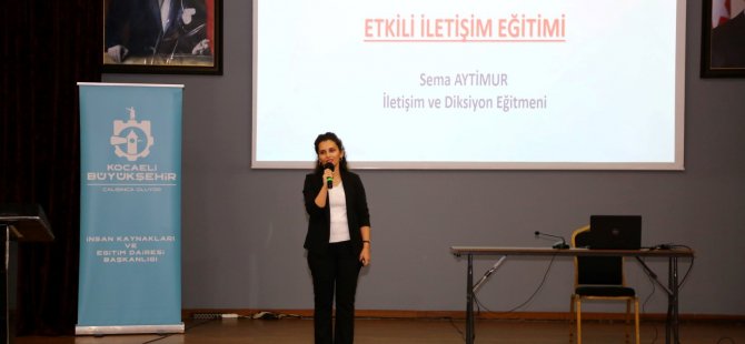 Büyükşehir’den şef ve amirlere eğitim