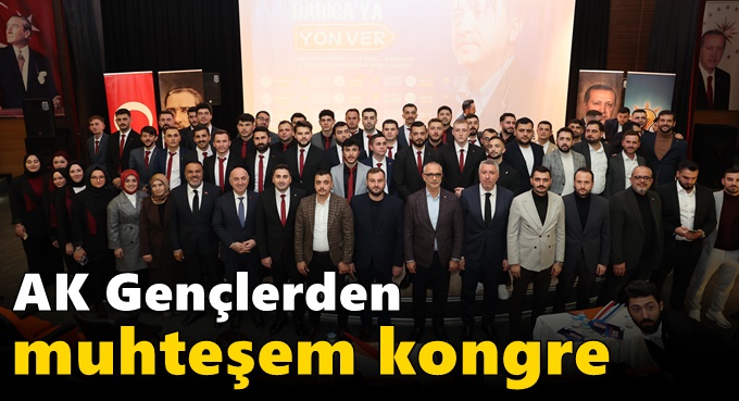 AK Gençlerden muhteşem kongre