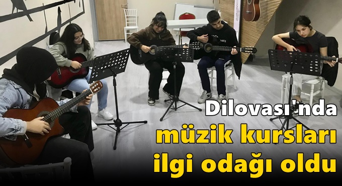 Dilovası’nda Müzik Kursları İlgi Odağı Oldu