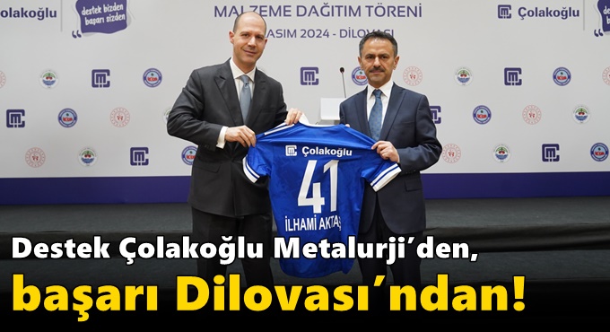 Destek Çolakoğlu Metalurji’den, Başarı Dilovası’ndan!