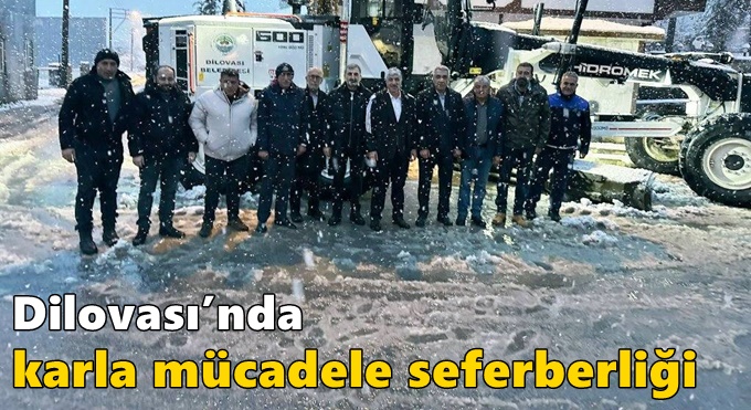 Dilovası’nda Karla Mücadele Seferberliği