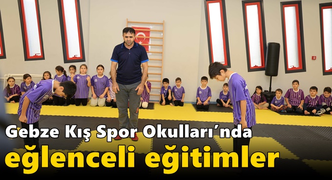 Gebze Kış Spor Okulları’nda  Eğlenceli Eğitimler