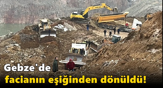 Gebze'de facianın eşiğinden dönüldü!