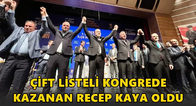 Recep Kaya sandıkta kazandı!