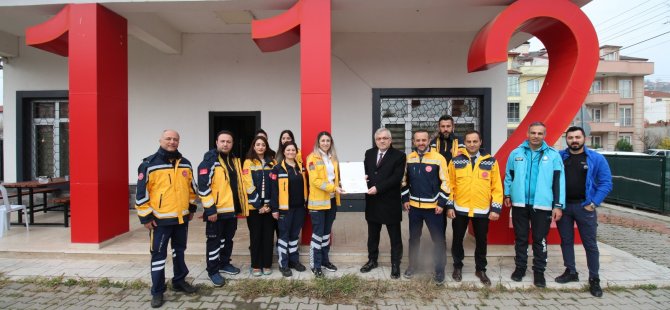 Kocaeli İl Sağlık Müdürlüğü'nden "Acil Sağlık Hizmetleri Haftası"na Özel Fidan Dikimi Etkinliği