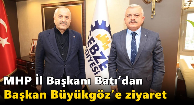 MHP İl Başkanı Batı’dan Başkan Büyükgöz’e ziyaret