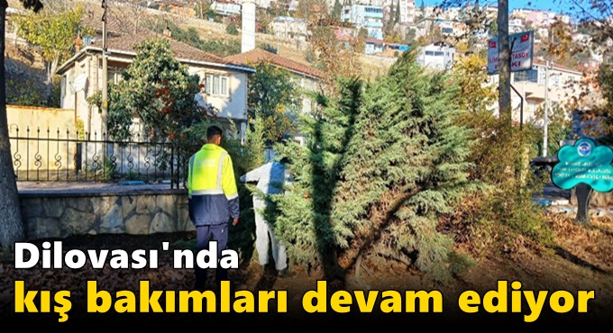 PARK VE BAHÇELERDE KIŞ BAKIMI ÇALIŞMALARI DEVAM EDİYOR