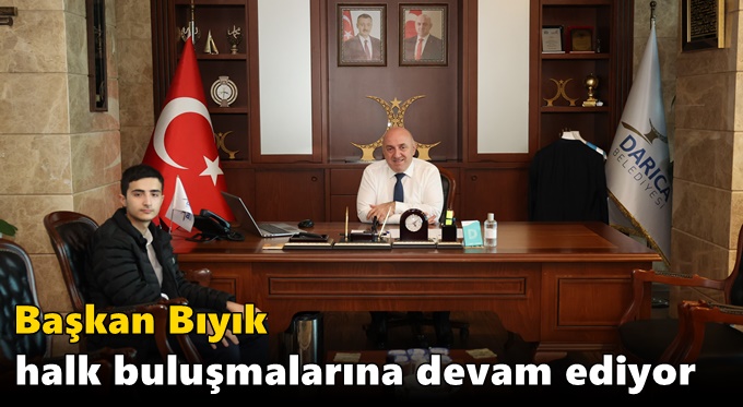 Başkan Bıyık halk buluşmalarına devam ediyor