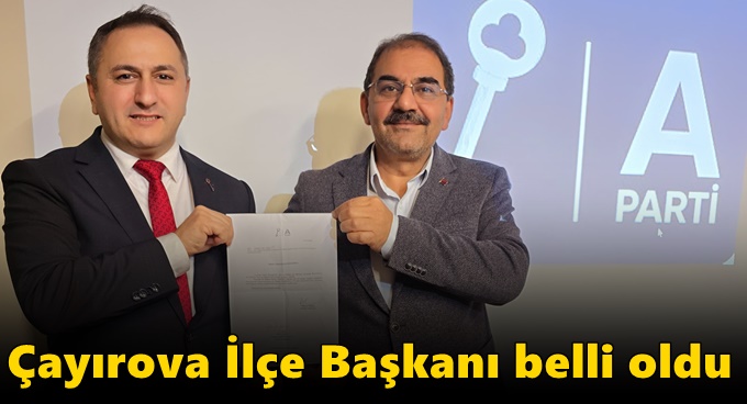 Çayırova ilçe başkanı belli oldu