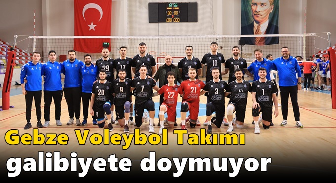 Gebze Voleybol Takımı  Galibiyete Doymuyor