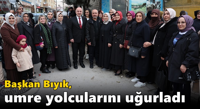 Başkan Bıyık, umre yolcularını uğurladı