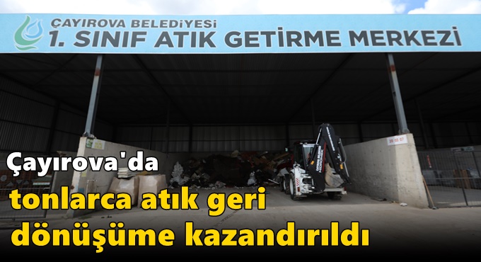 2024’te tonlarca atık geri dönüşüme kazandırıldı