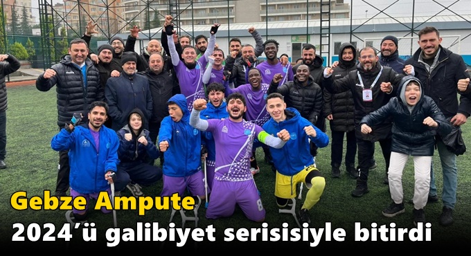 Gebze Ampute 2024’ü  galibiyet serisisiyle bitirdi