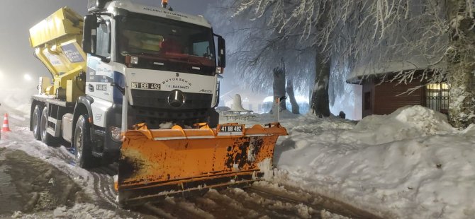 Kar Timleri’nden yılbaşı mesaisi