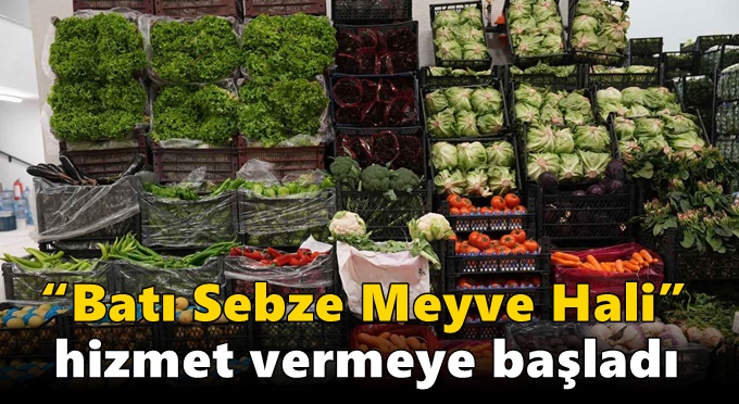 Gebze “Batı Sebze Meyve Hali” hizmet vermeye başladı