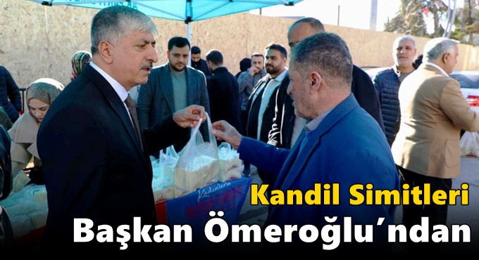 Dilovası’ndan Kandil Simitleri Başkan Ömeroğlu’ndan