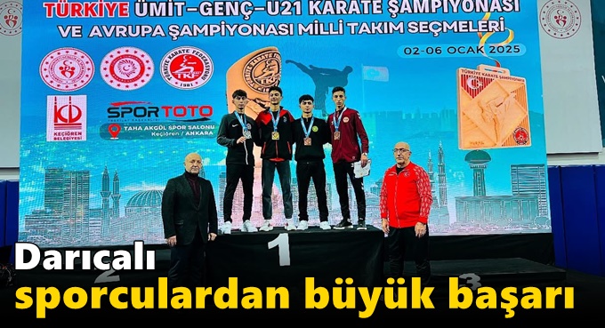 Darıcalı sporculardan büyük başarı