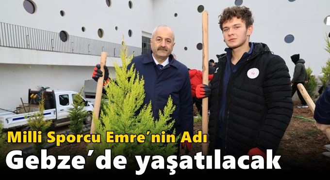 Milli Sporcu Emre’nin Adı  Gebze’de Yaşatılacak