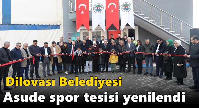 Dilovası Belediyesi Asude Spor Tesisi Yenilendi