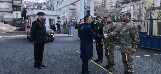 Vali Aktaş, Asker Alma Bölge Başkanlığına Ziyarette Bulundu