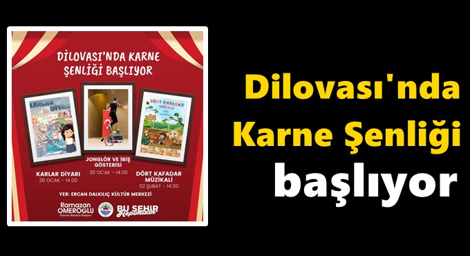 Dilovası'nda Karne Şenliği Başlıyor