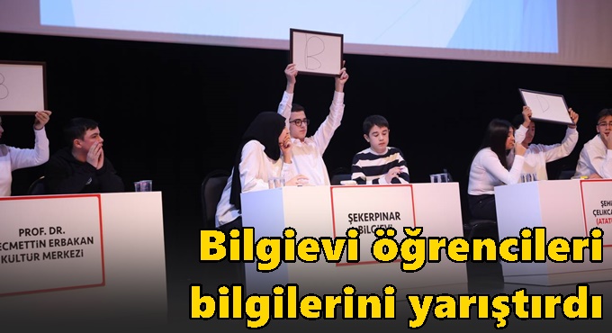 Bilgievi öğrencileri bilgilerini yarıştırdı