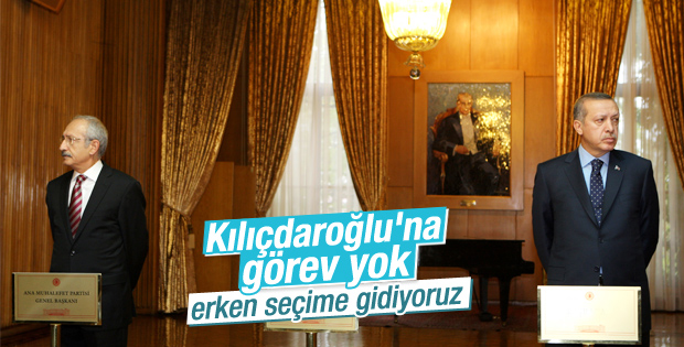 Kılıçdaroğlu'na görev yok