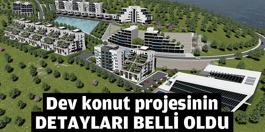 Dev konut projesinin detayları belli oldu