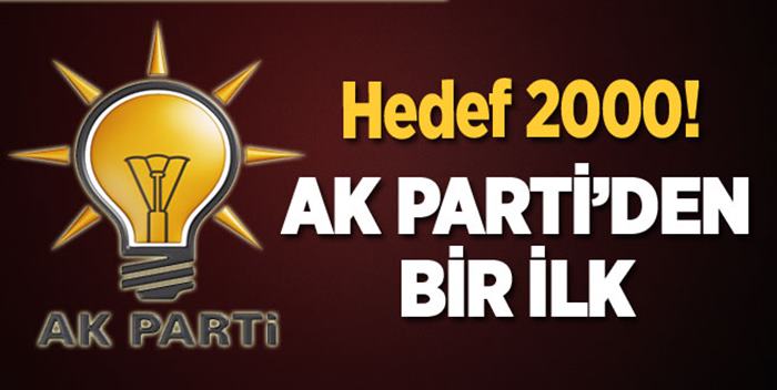 Ak Parti'den bir ilk