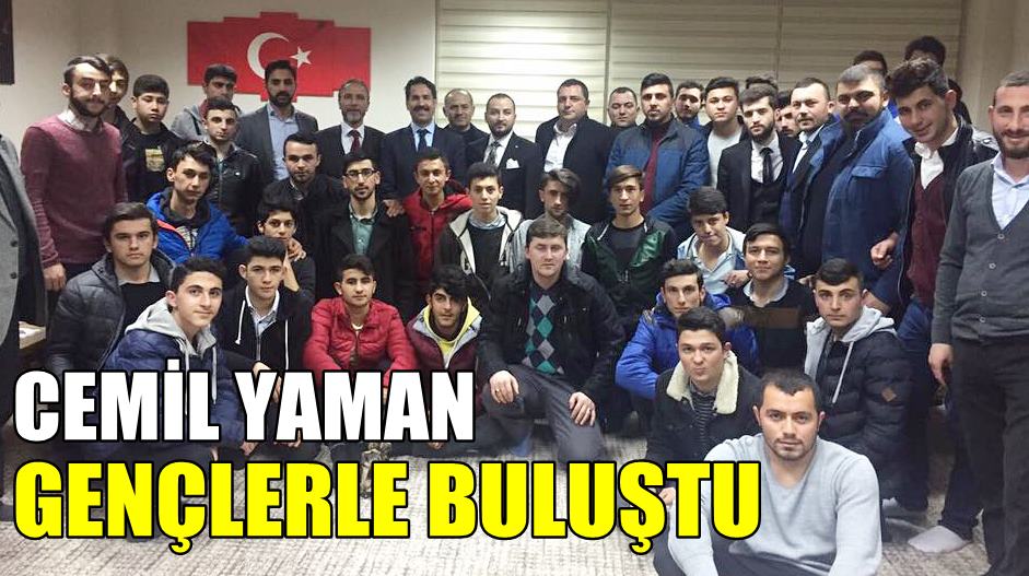 Cemil Yaman, Gebze’de gençlerle buluştu