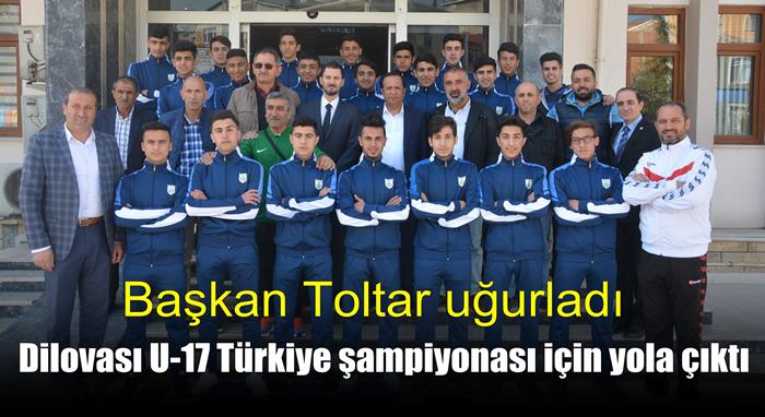 Dilovası U-17 Türkiye şampiyonası için yola çıktı