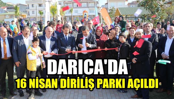 16 Nisan Diriliş Parkı Darıca'da açıldı