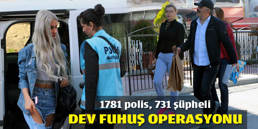 Dev fuhuş operasyonu