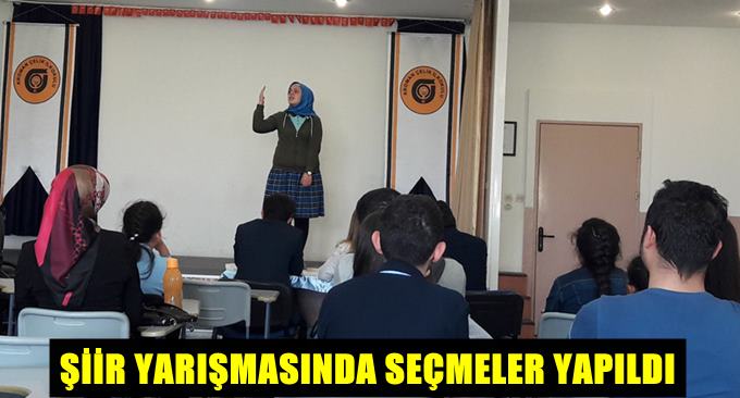 Şiir yarışmasında seçmeler yapıldı