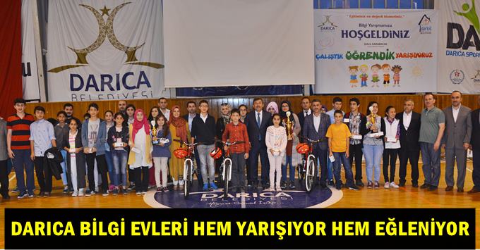 Darıca Bilgievleri hem yarışıyor hem eğleniyor