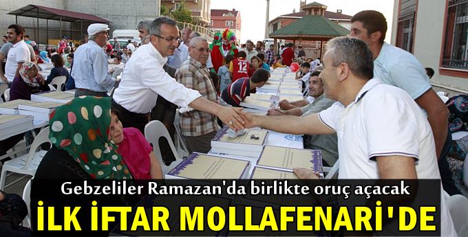 İlk iftar sofrası Molla Fenari’de