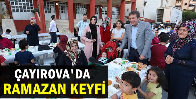 Çayırova'da Ramazan keyfi