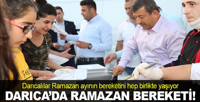 Darıca'da Ramazan bereketi