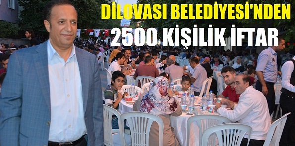 Dilovası Belediyesi’nden 2500 kişilik iftar