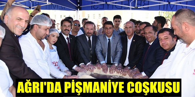 Ağrı'da pişmaniye coşkusu