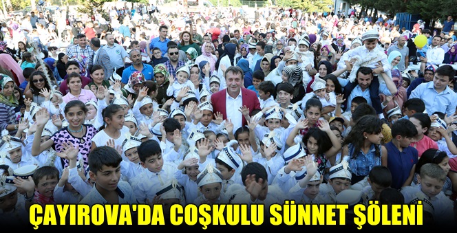 Çayırova'da coşkulu sünnet şöleni