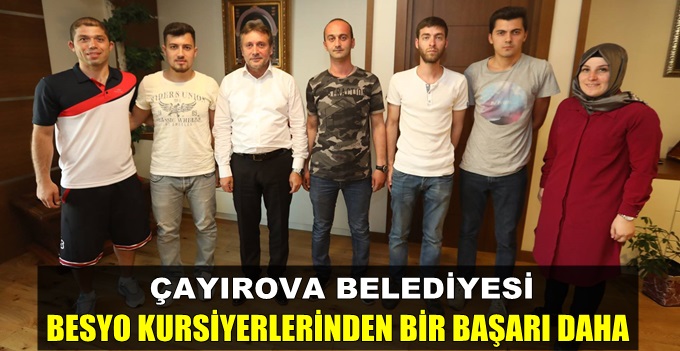 Çayırova Belediyesi BESYO Kursiyerlerinden yeni bir başarı daha